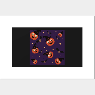 Pumpkin Patterns Posters and Art